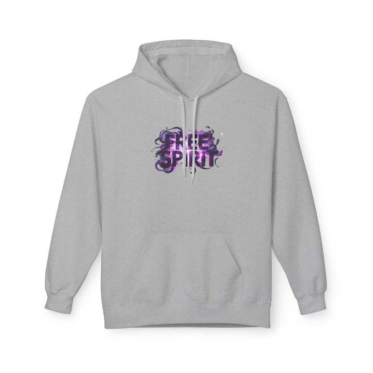 Free Spirit Hoodie — Purple Galaxy Wing Graphic Pullover