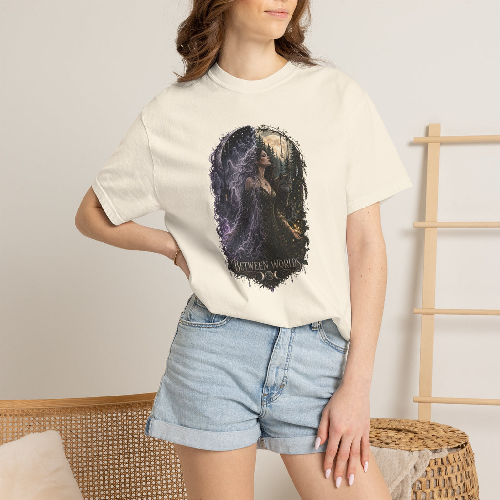 Fantasy Forest T-Shirt — "Between Worlds" Witchy Art Tee
