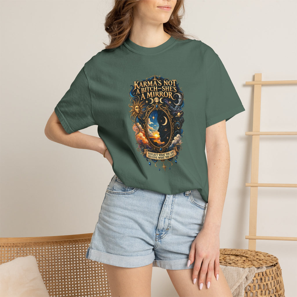 Karma's not a Bitch she's a Mirror- Mystic Tarot Graphic Tee