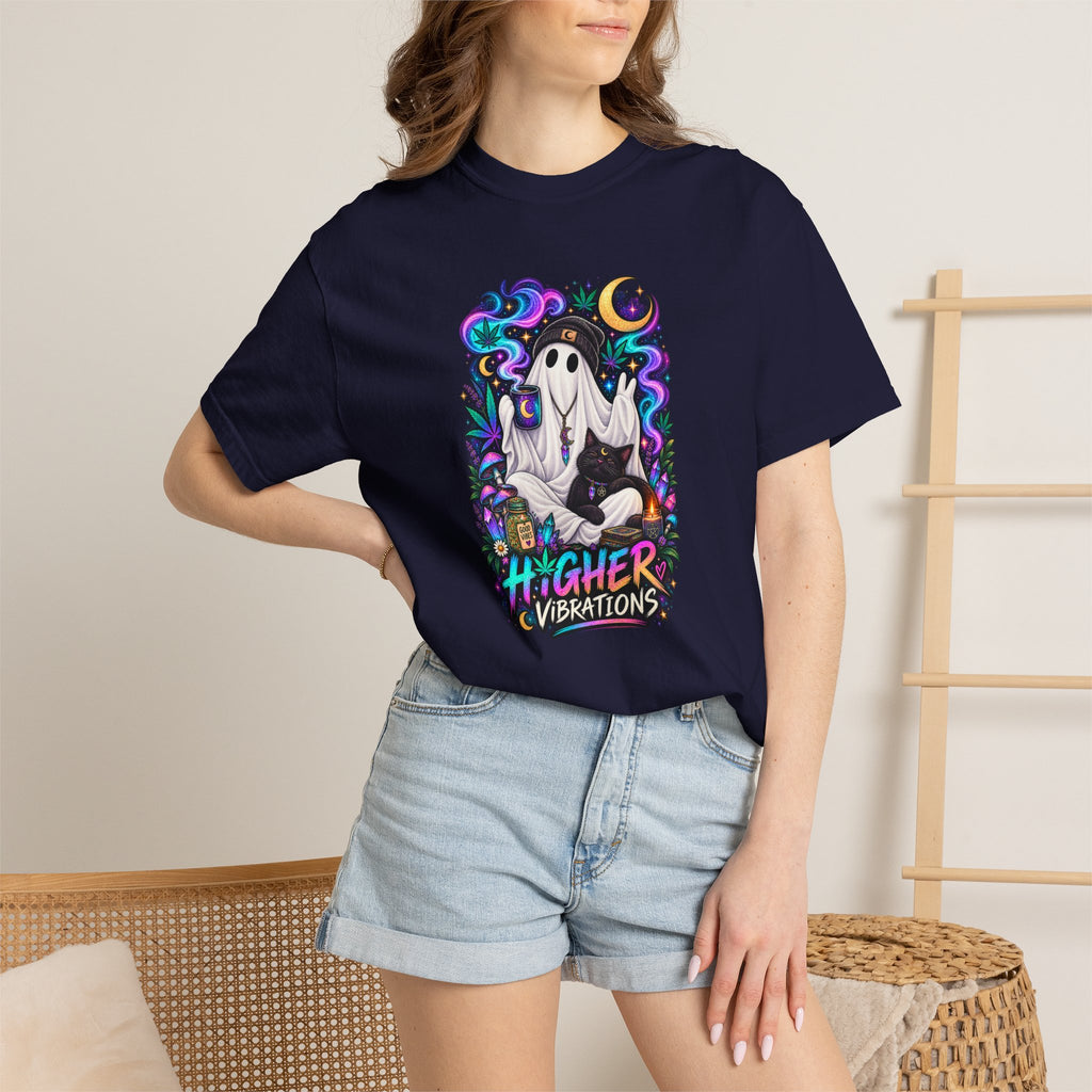 Higher Vibrations Ghost Graphic T-Shirt