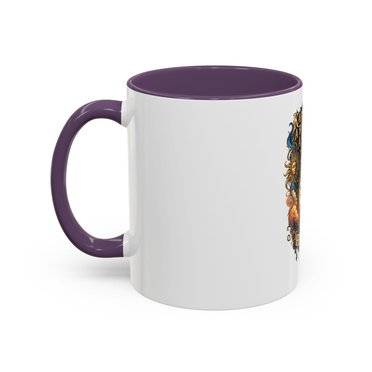 Coffee Mug — "Karma's Not a Bitch — She's a Mirror" Accent Ceramic Mug (11/15oz)