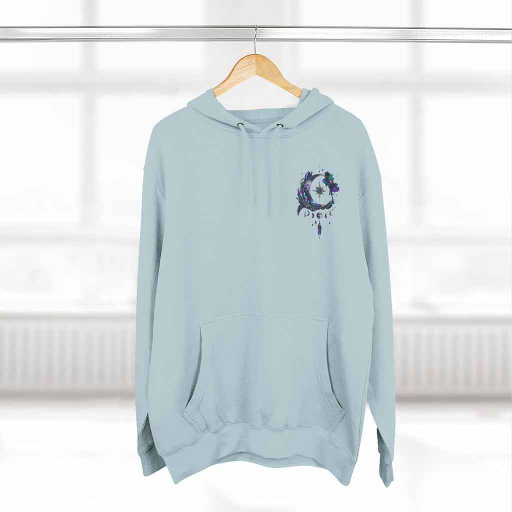 Mystic Moon Hoodie — "Trust the Signs" Celestial Fleece Pullover