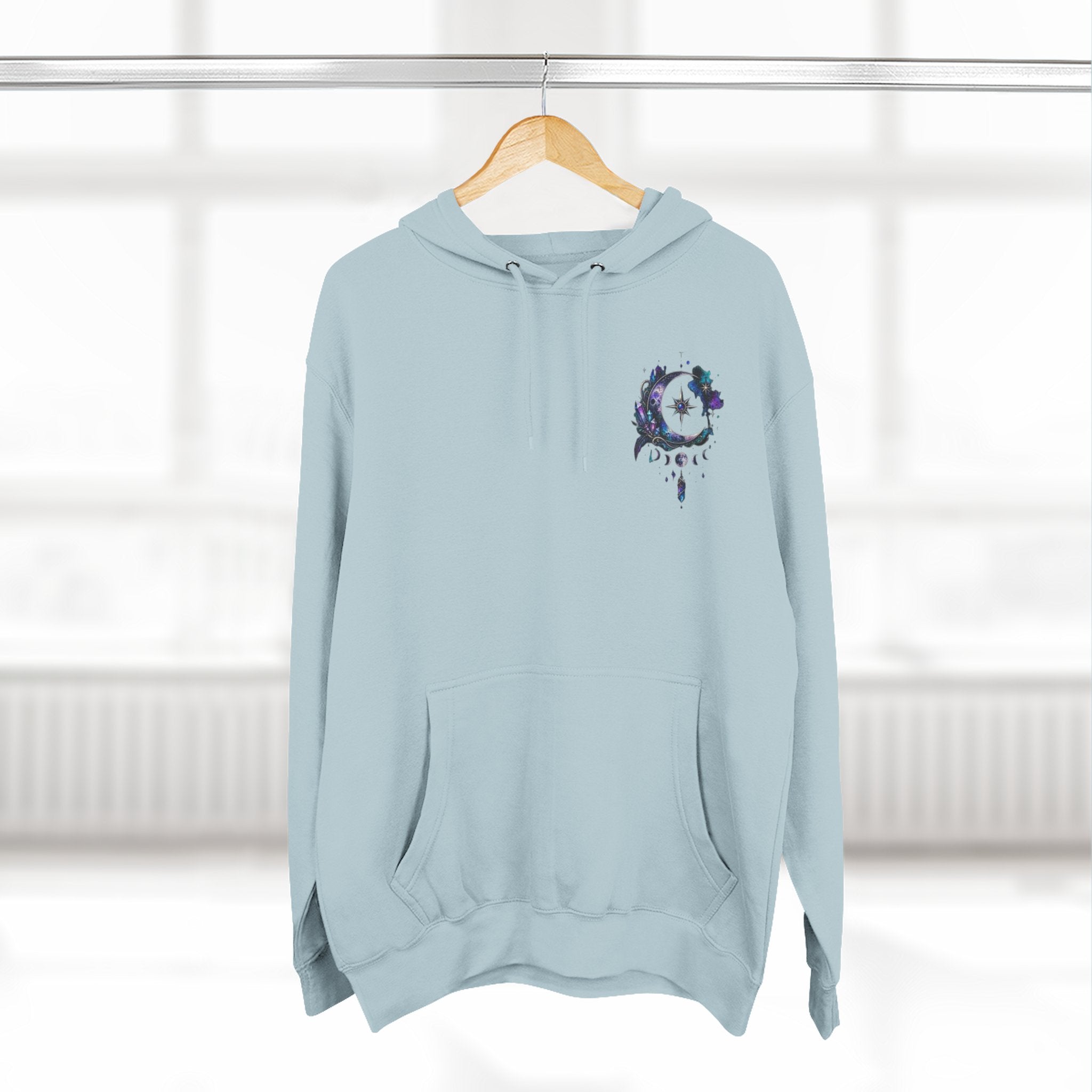 Mystic Moon Hoodie — "Trust the Signs" Celestial Fleece Pullover