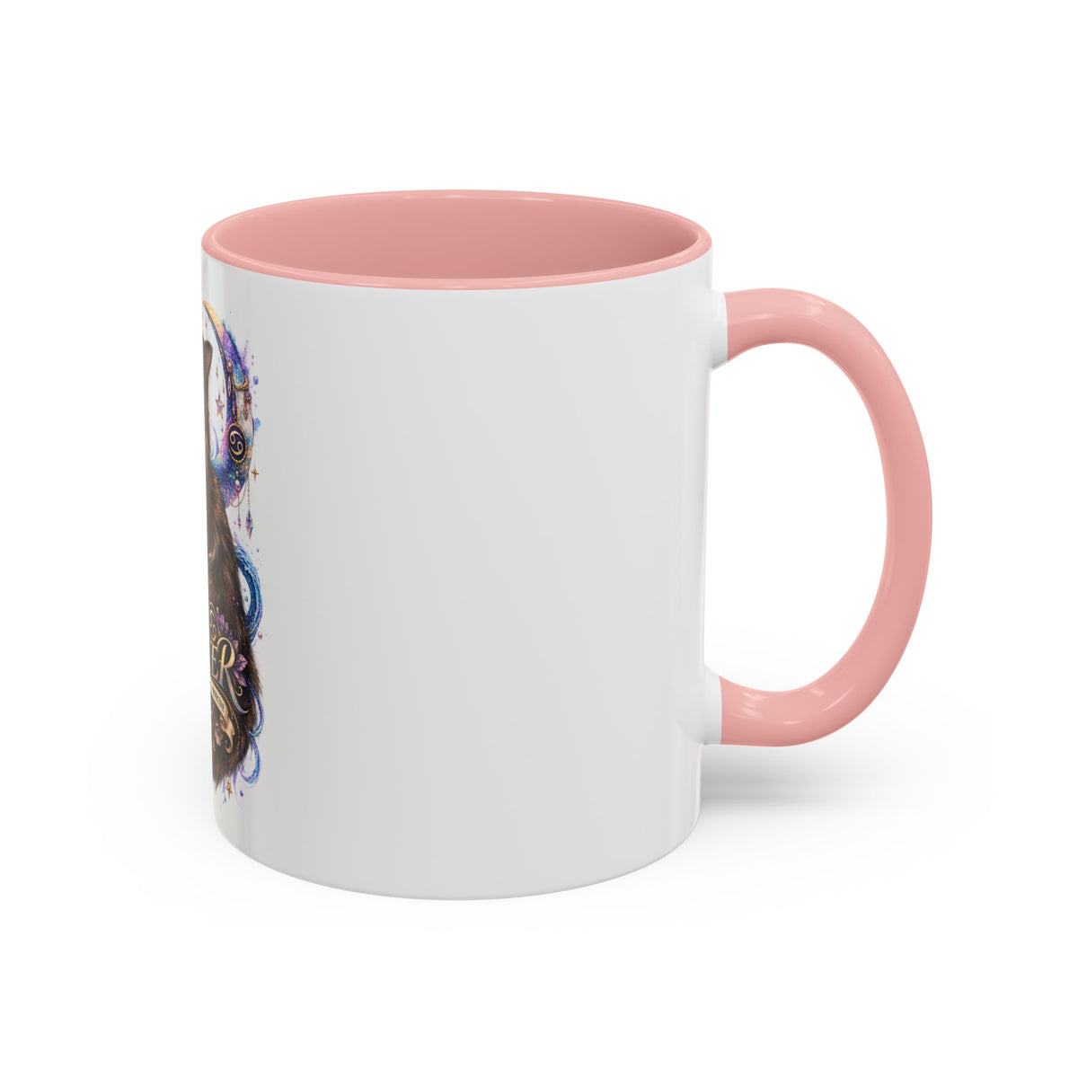 Cancer Zodiac Tortoiseshell Cat Accent Coffee Mug – Astrological Cat Lover Gift (11/15oz)