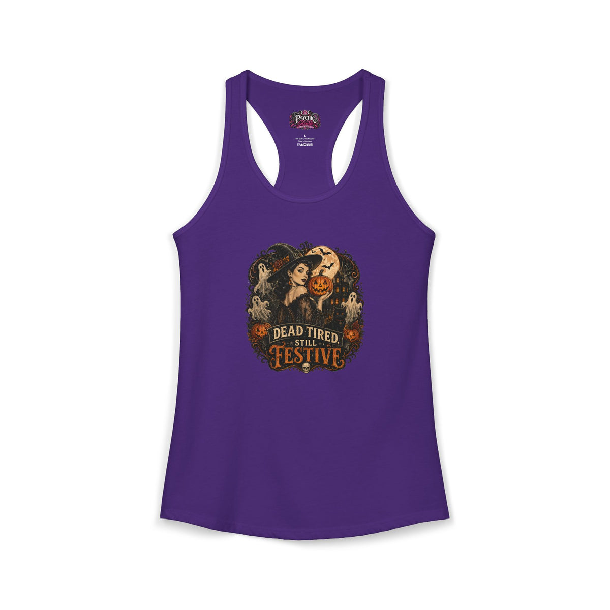 Dead Tired Humor Halloween Tank