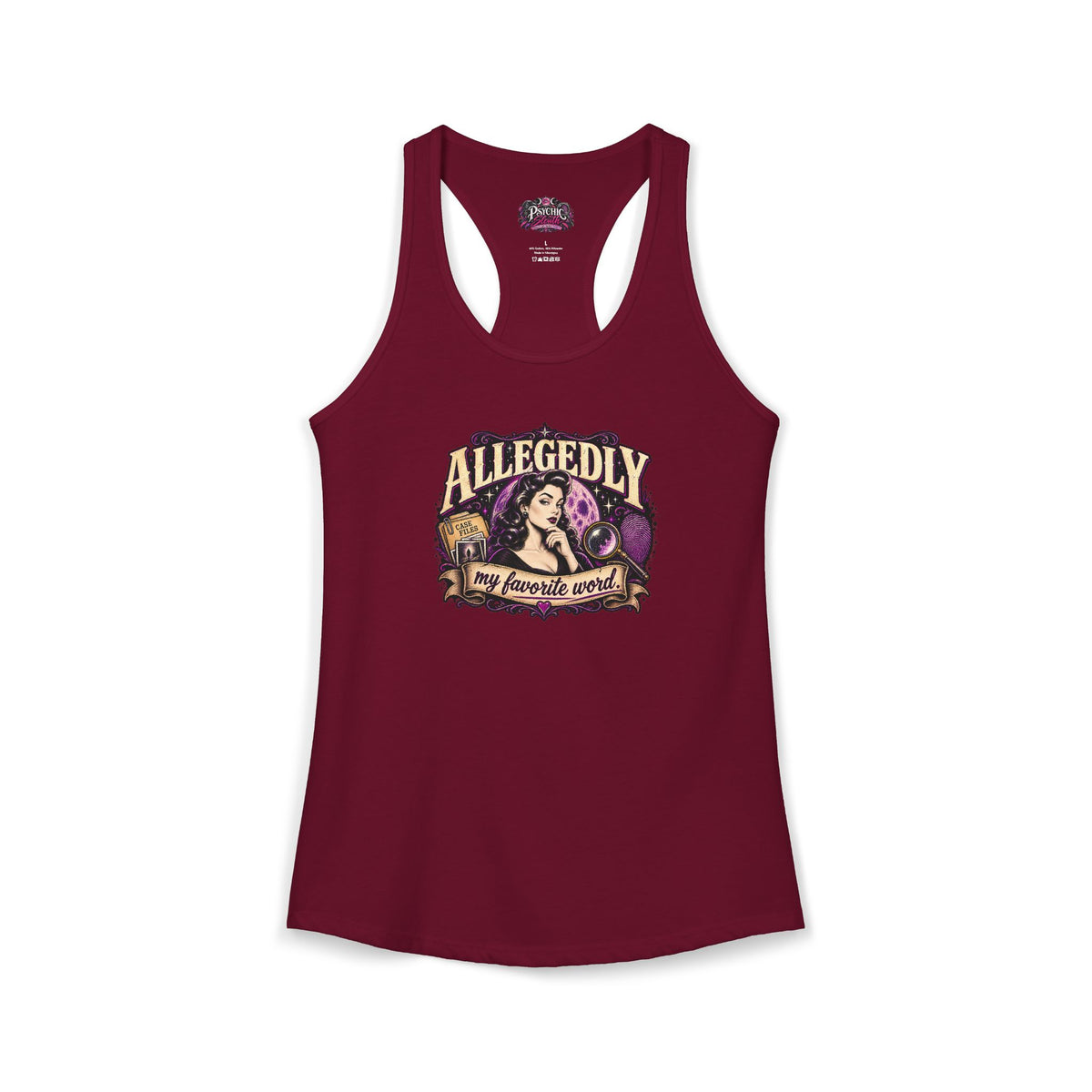 Allegedly My Favorite Word Graphic Tank