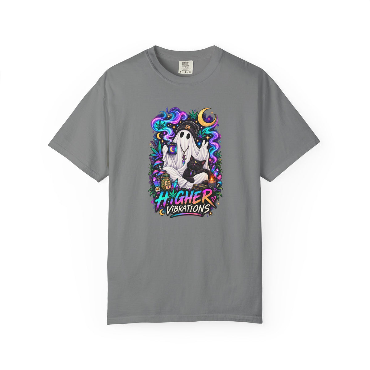 Higher Vibrations Ghost Graphic T-Shirt