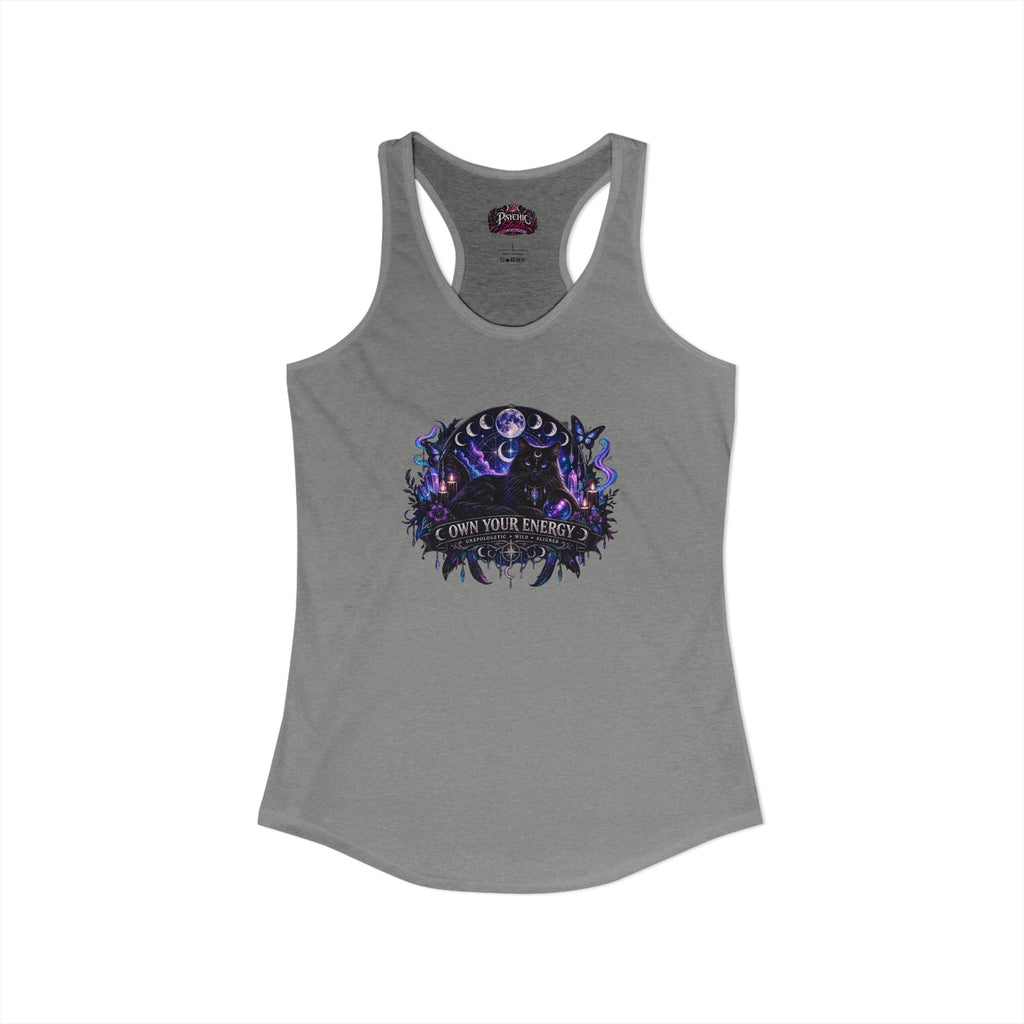 Own your Energy Majestic Black Cat Tank