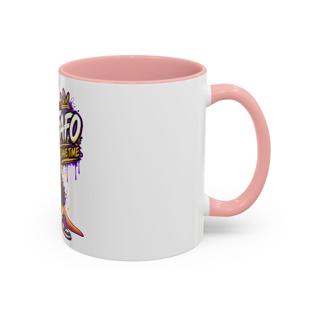 Kangaroo Streetwear Coffee Mug — "FAFO I Have Time" Accent Mug