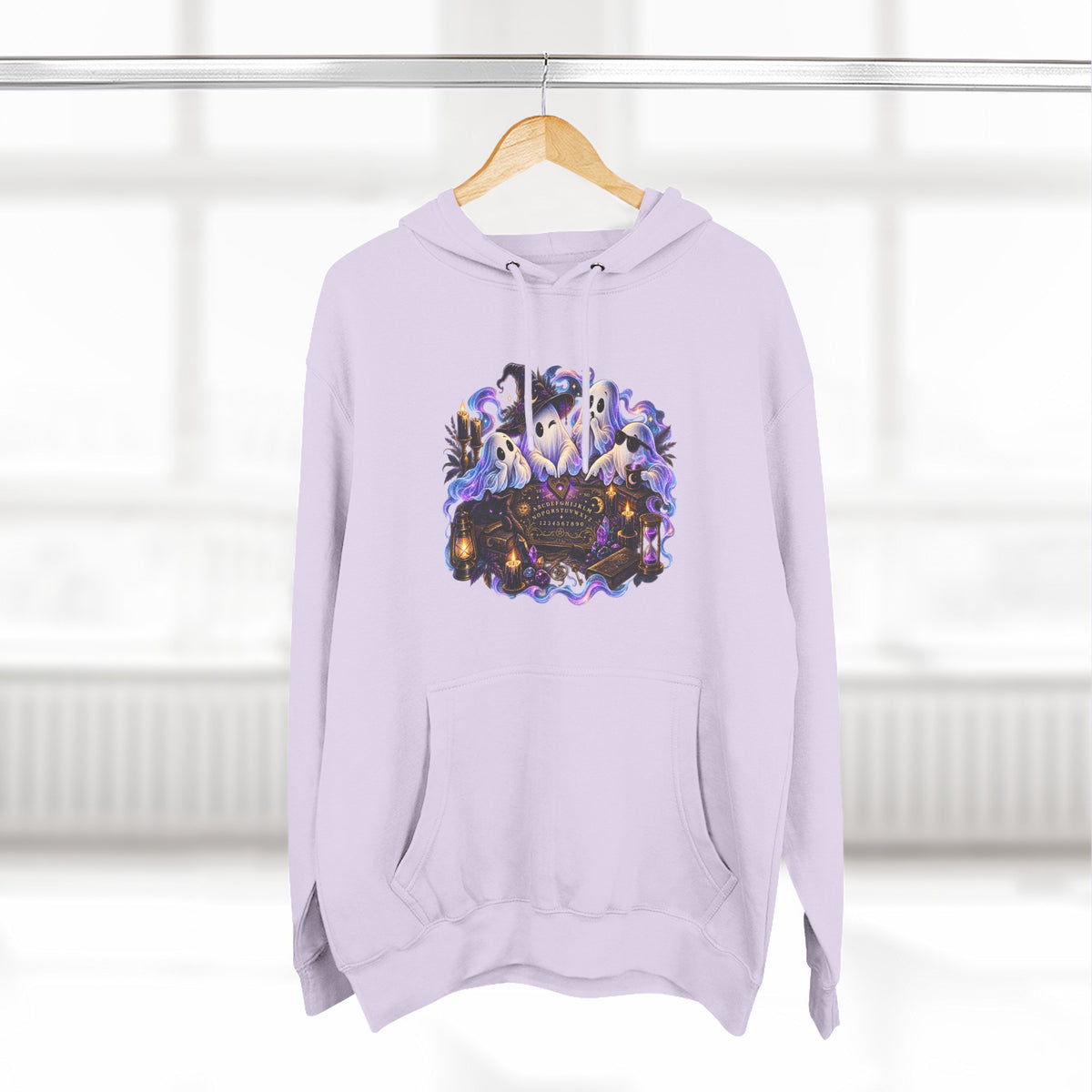 Funny Ghosts with Spirit Board Hoodie — Halloween Ghosts & Haunted Night Pullover