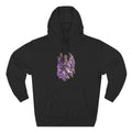 Colorful Cosmic Cat Riding a Unicorn — Vibrant Nebula Graphic Pullover