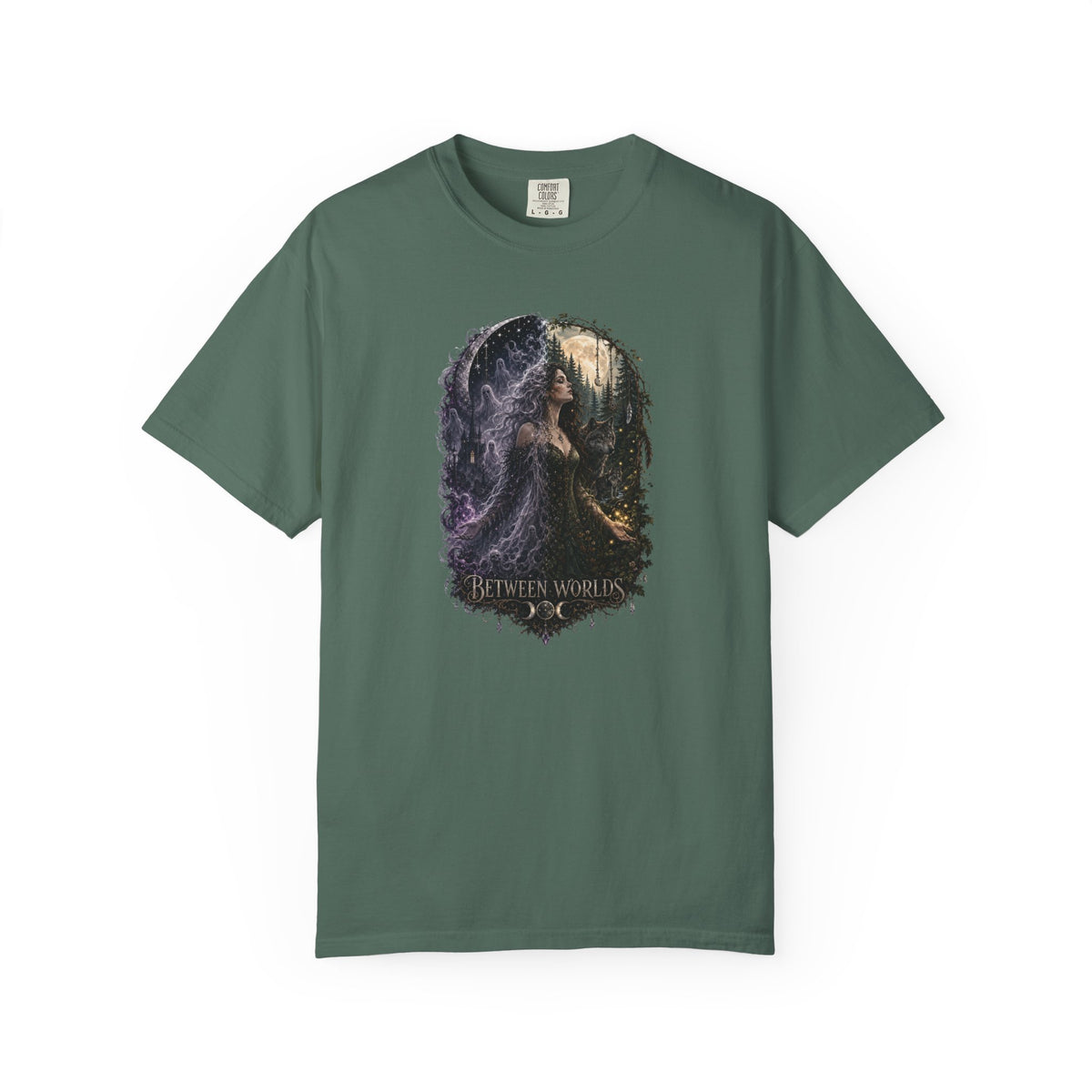 Fantasy Forest T-Shirt — "Between Worlds" Witchy Art Tee
