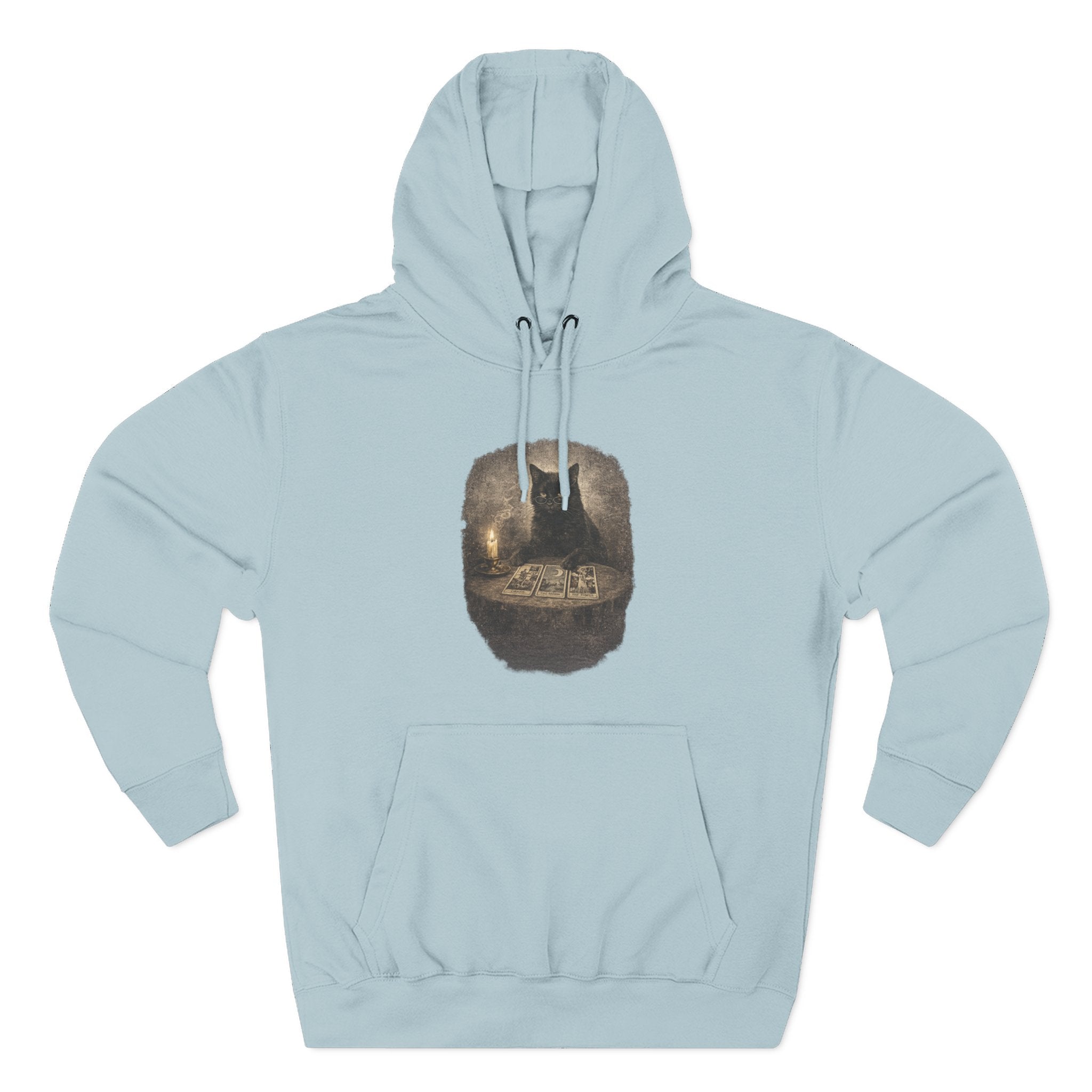 Tarot Black Cat Pull Over Hoodie