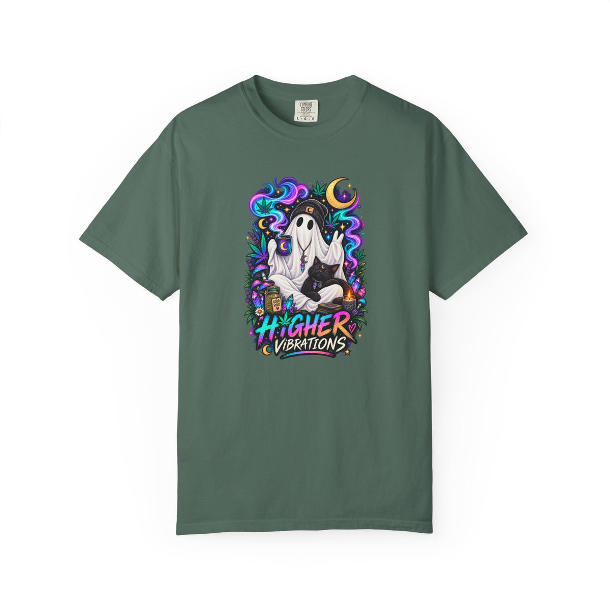 Higher Vibrations Ghost Graphic T-Shirt