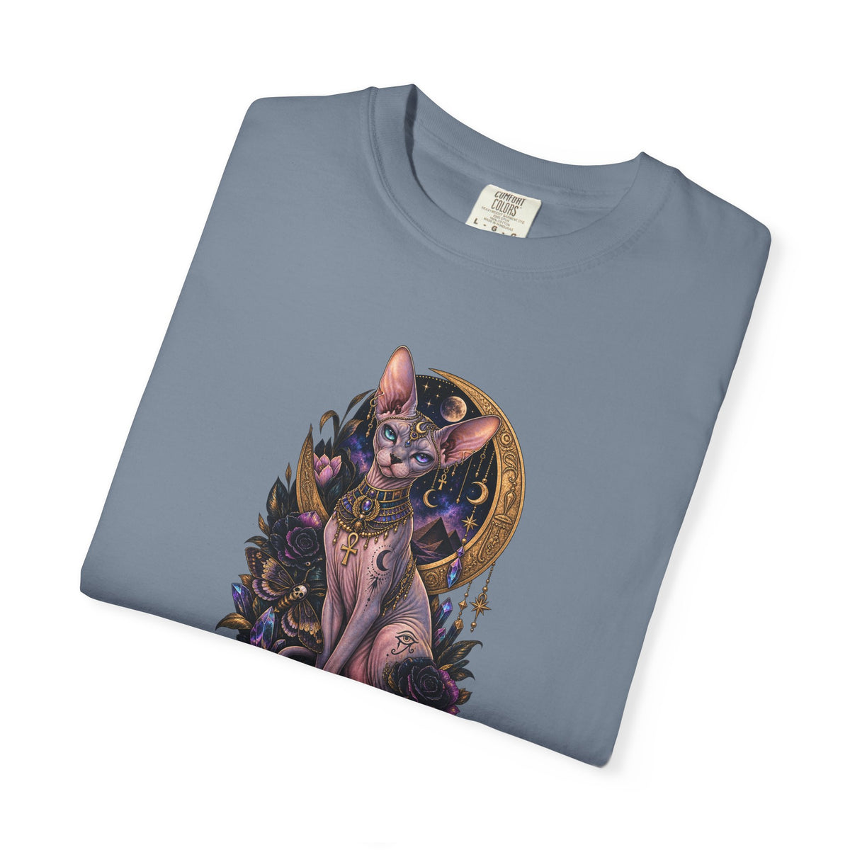 Egyptian Sphynx Moon cat Graphic T-Shirt