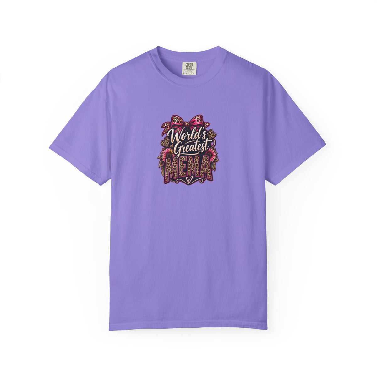 T-Shirt — "World's Greatest Mama" Floral Graphic Tee