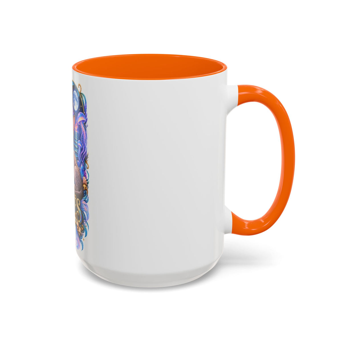 Pisces Devon Rex Cat Accent Coffee Mug — Zodiac Astrology Ceramic Mug (11/15oz)