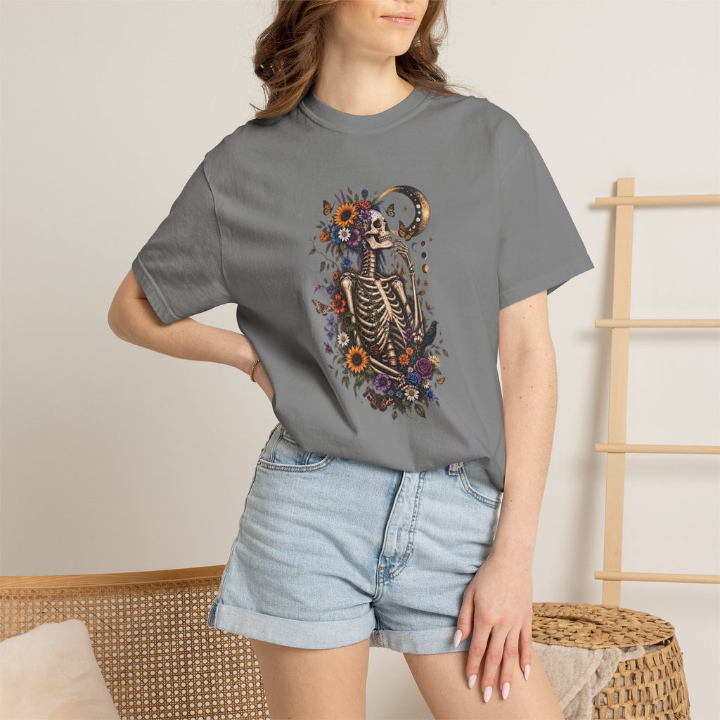 Floral Skeleton T-Shirt — Gothic Floral