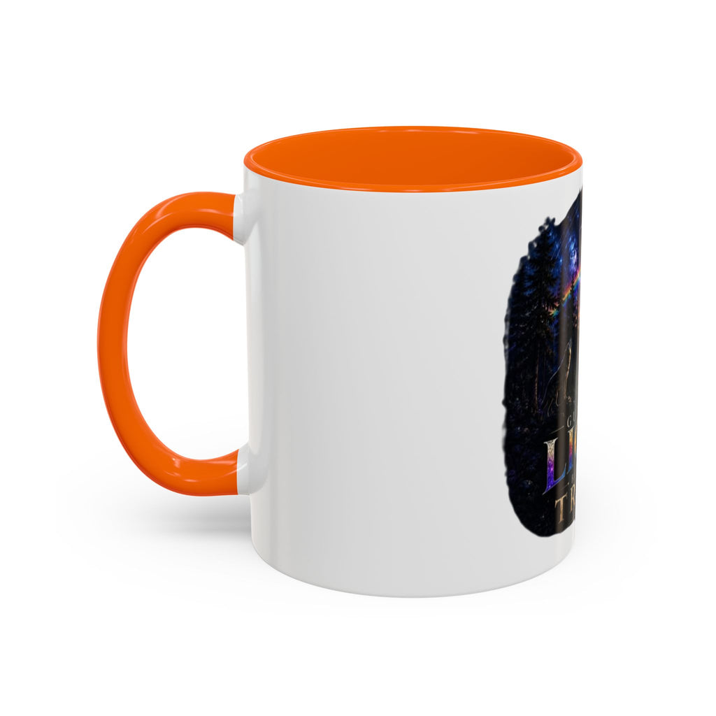 Guided by Light Coffee Mug — Inspirational Nature Moonrise Design (11/15oz) Advocacy mug