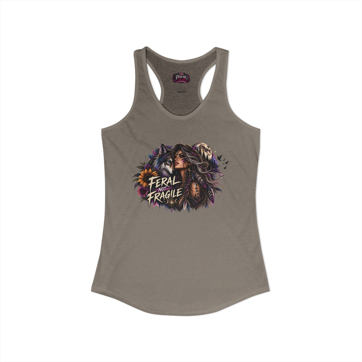 Feral Not Fragile Native Woman Wolf Edition
