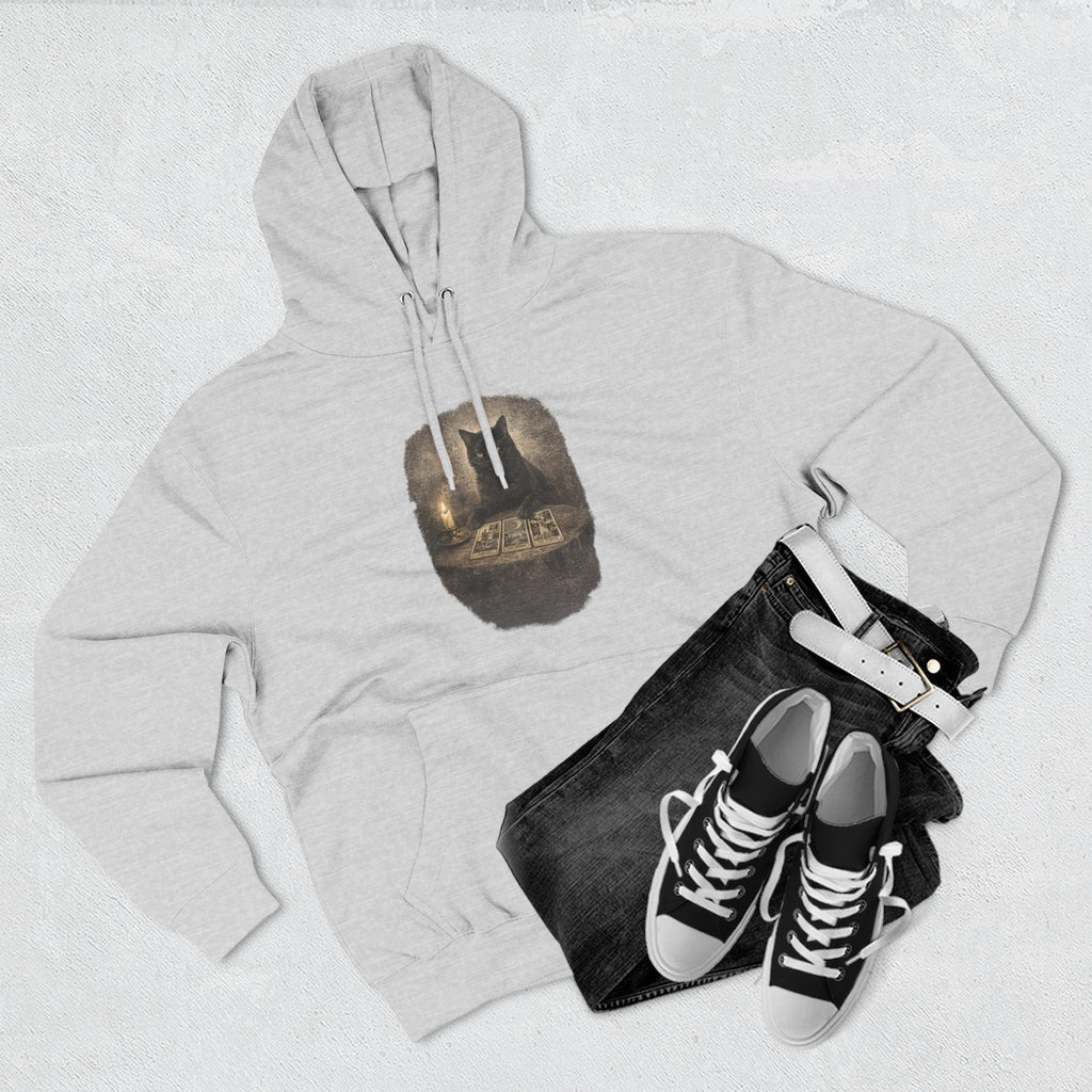 Tarot Black Cat Pull Over Hoodie