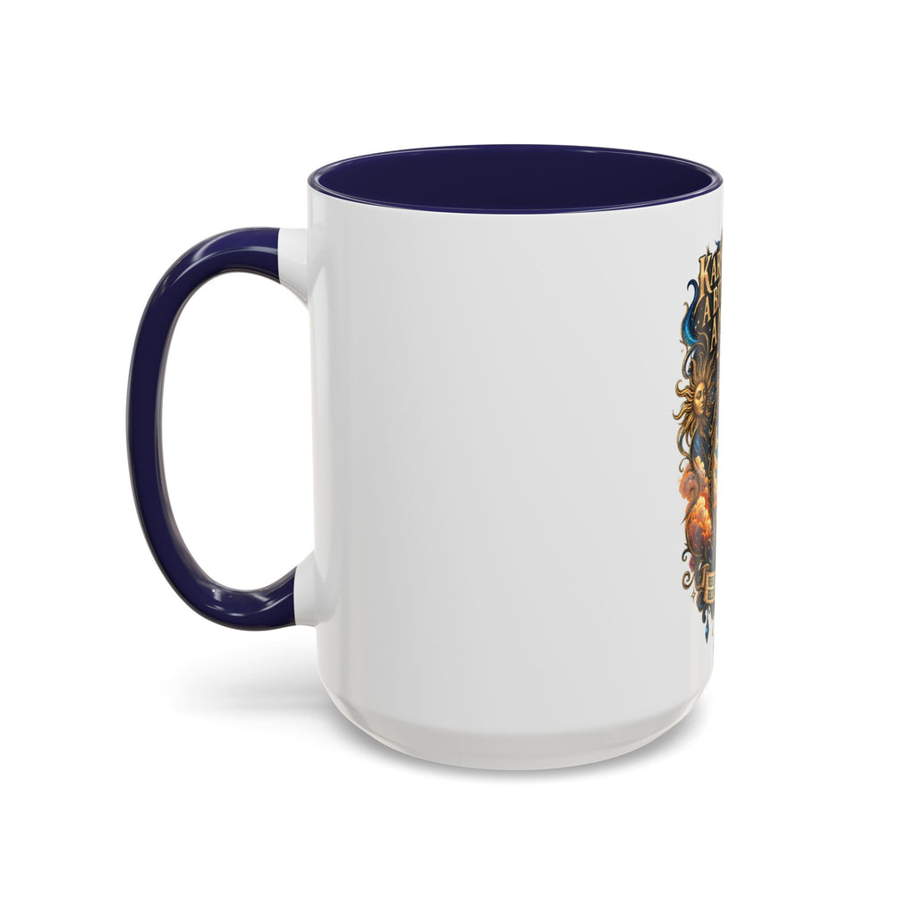 Coffee Mug — "Karma's Not a Bitch — She's a Mirror" Accent Ceramic Mug (11/15oz)