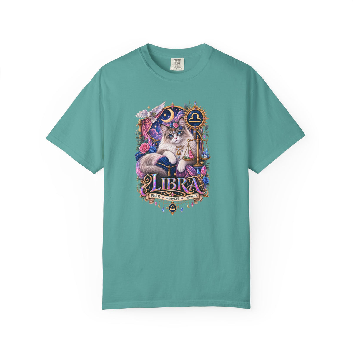 Libra Zodiac T-Shirt — Persian Celestial Scale Astrology Tee