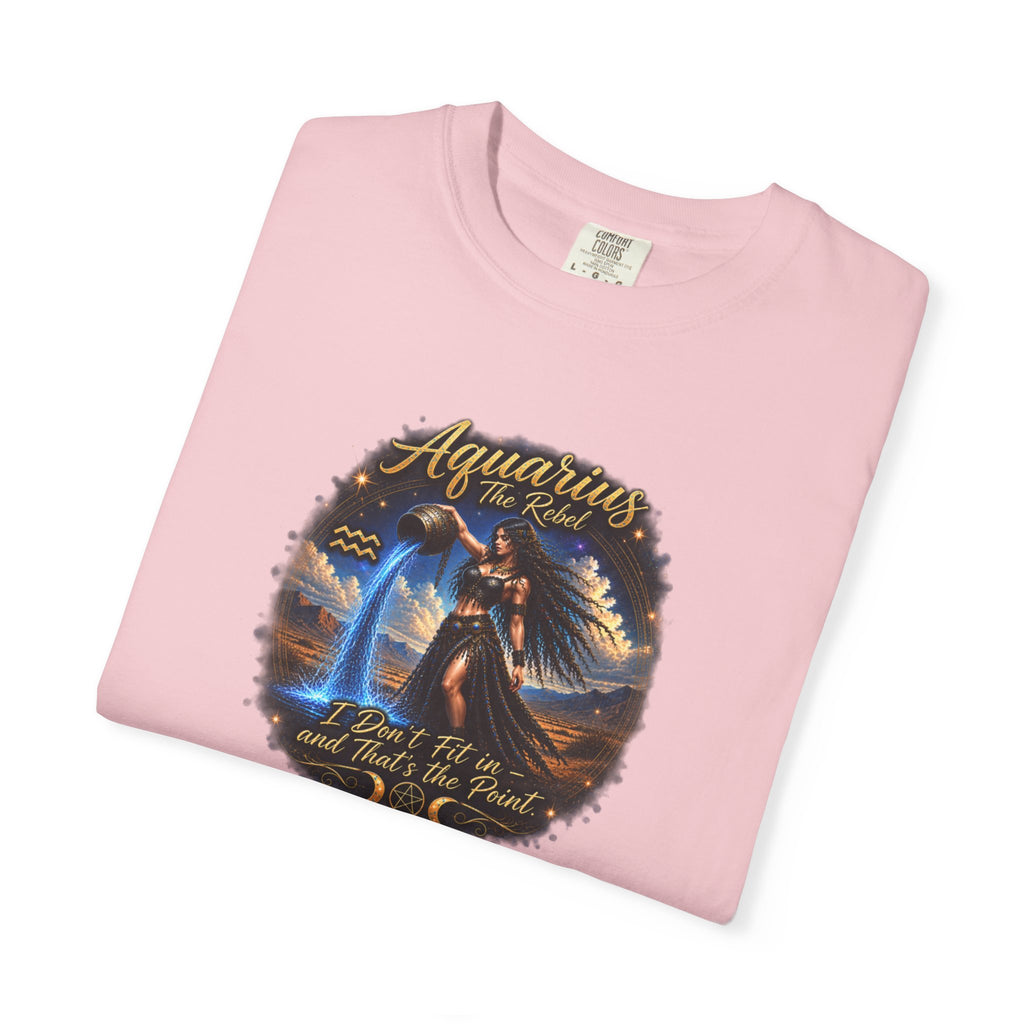 Aquarius "The Rebel" Zodiac T-Shirt – Water Bearer Astrology Tee Zodiac Sign