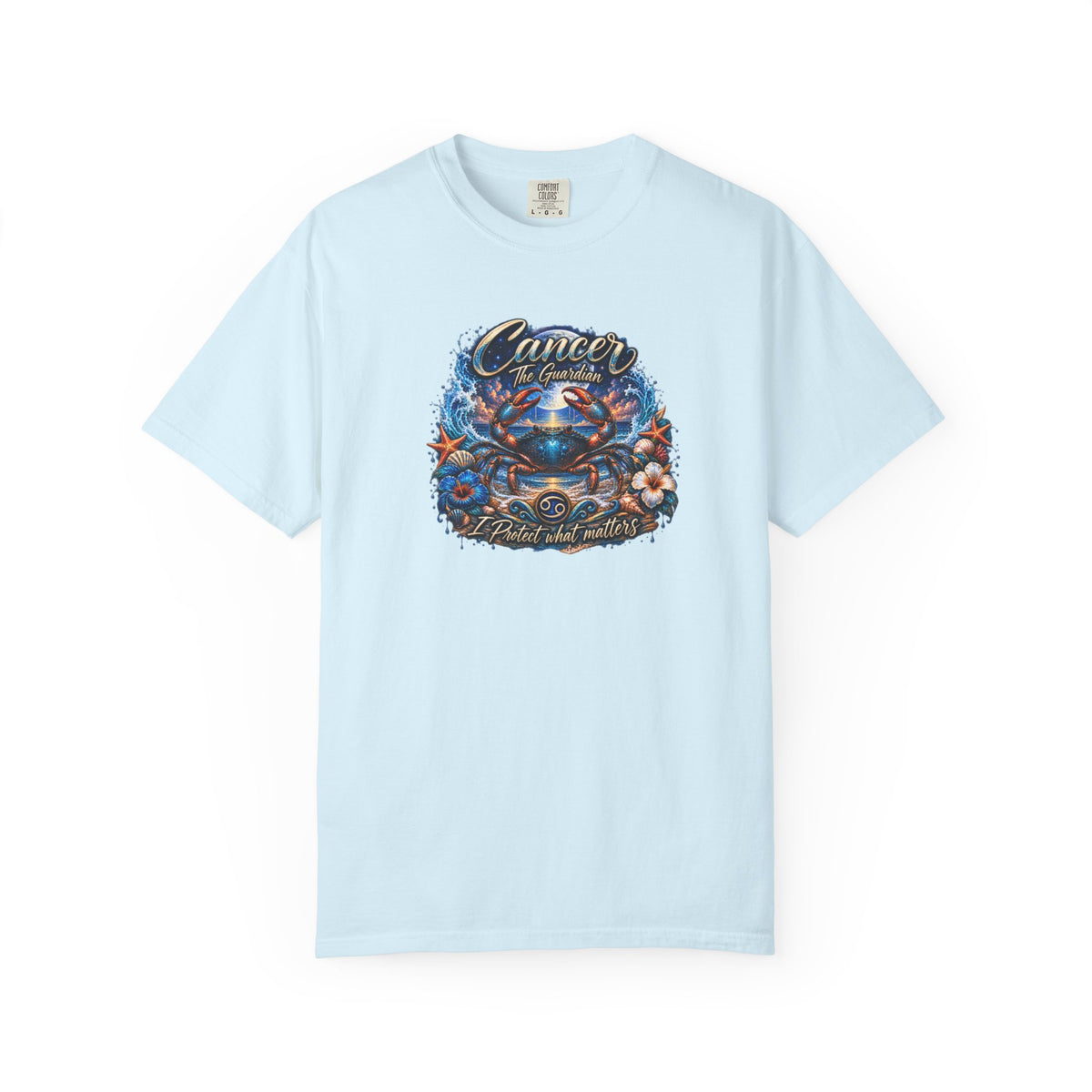 Cancer The Guardian Zodiac Tee- Born Devoted