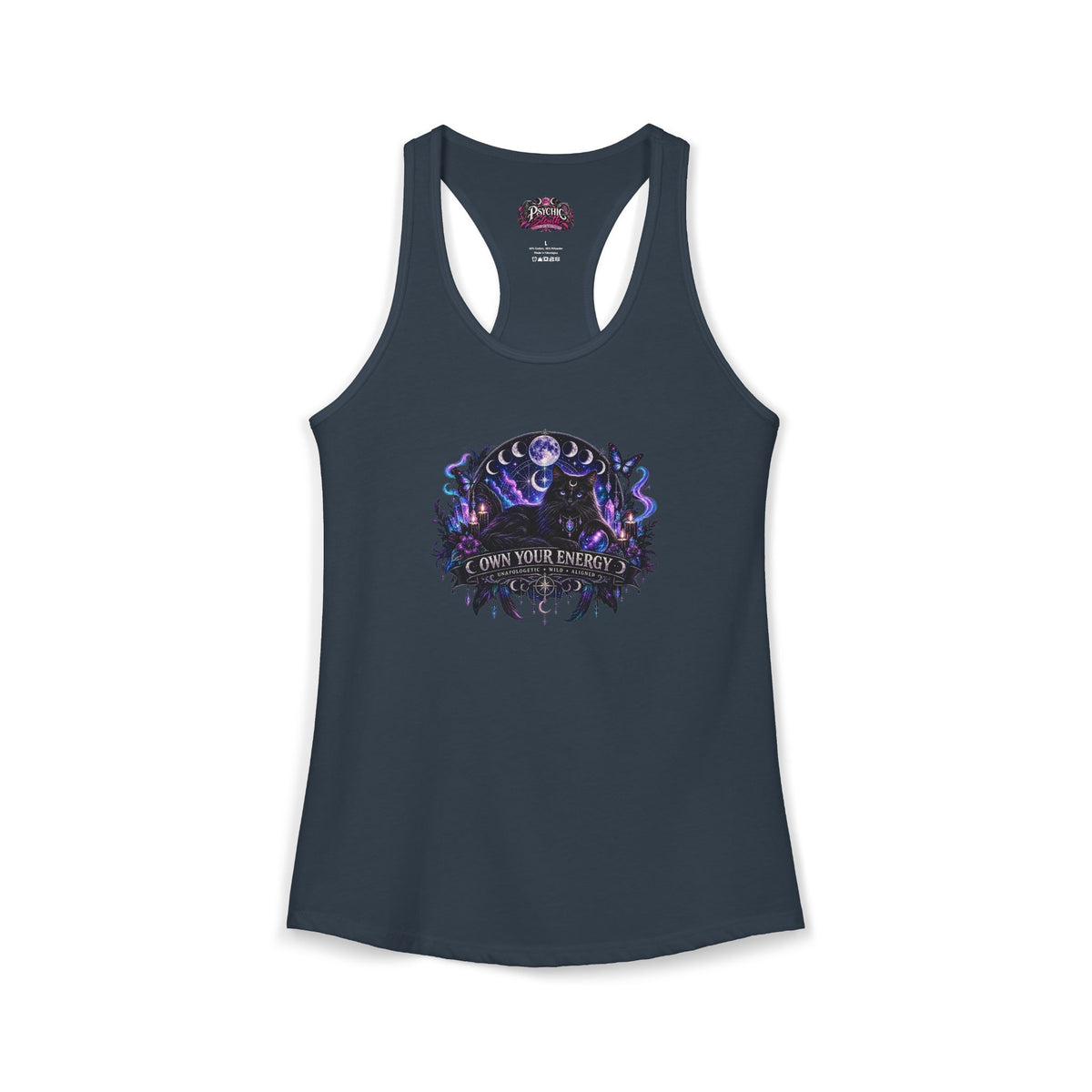 Own your Energy Majestic Black Cat Tank