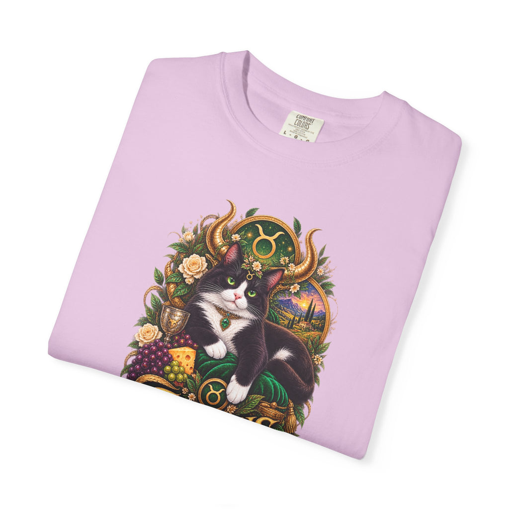 Taurus Tuxedo Cat Zodiac T-Shirt — Astrological Taurus Graphic Tee