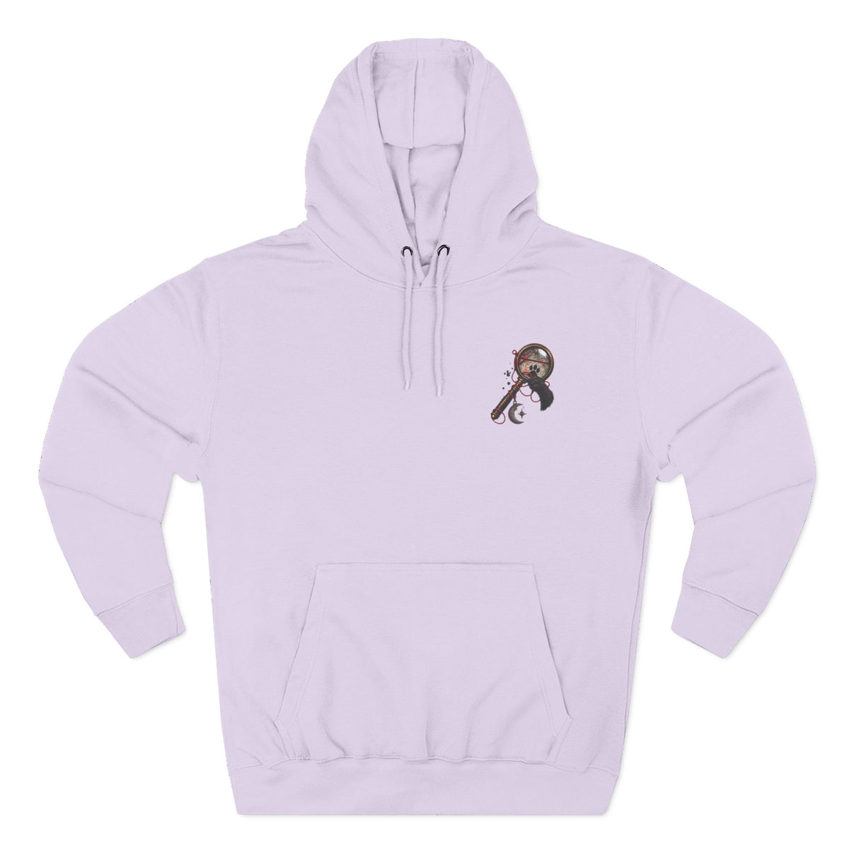 Detective Collage Hoodie — Vintage Mystery Photos & Magnifying Glass Graphic