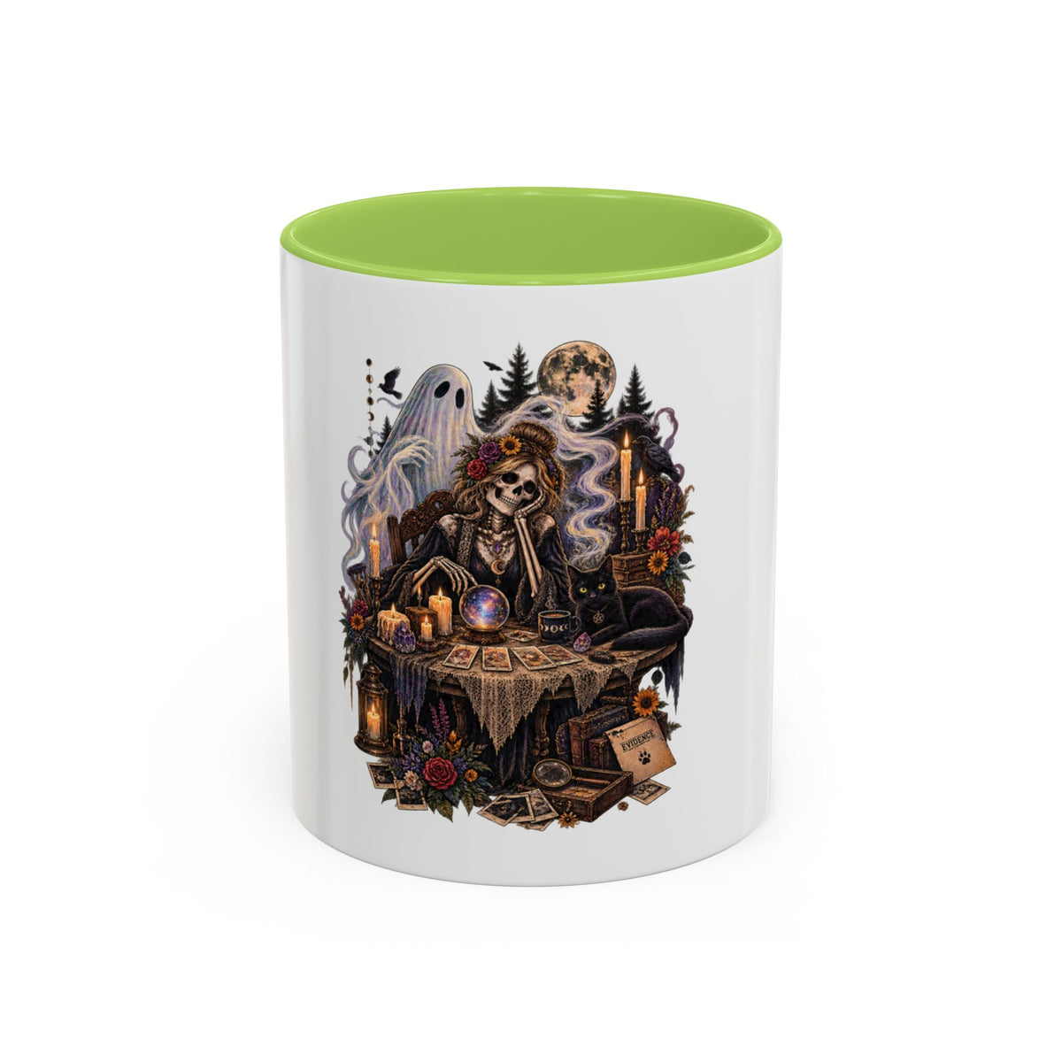 Witchy Halloween Coffee Mug – Spooky Seance Accent Mug (11/15oz)