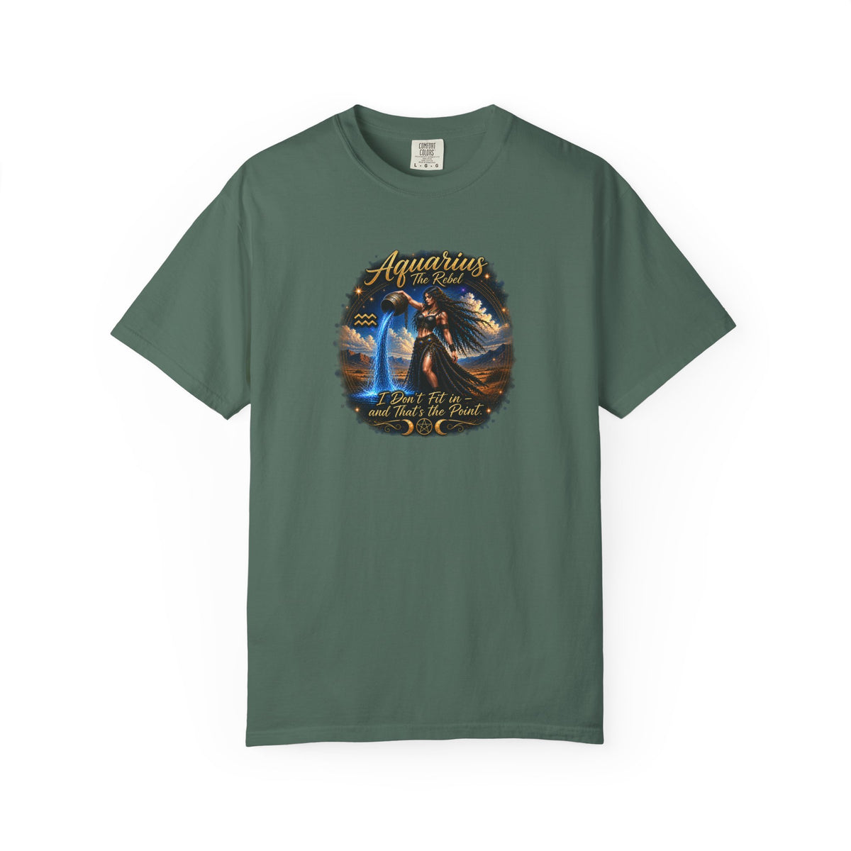 Aquarius "The Rebel" Zodiac T-Shirt – Water Bearer Astrology Tee Zodiac Sign