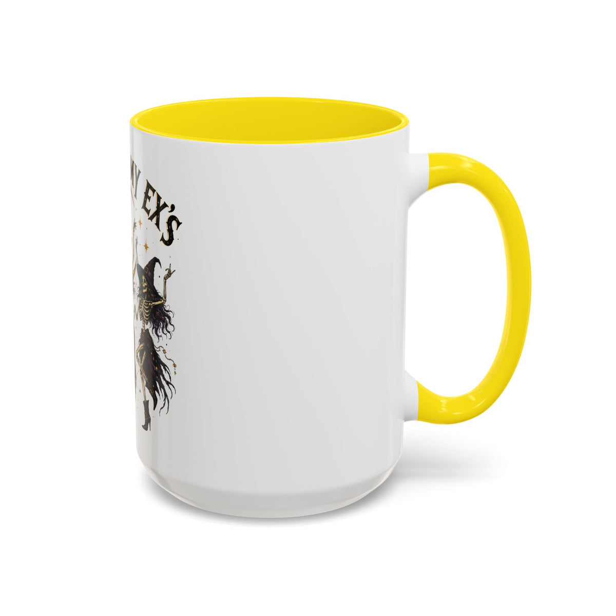 Hexes on My Ex's Witch Coffee Mug — Funny Halloween Accent Mug (11/15oz)