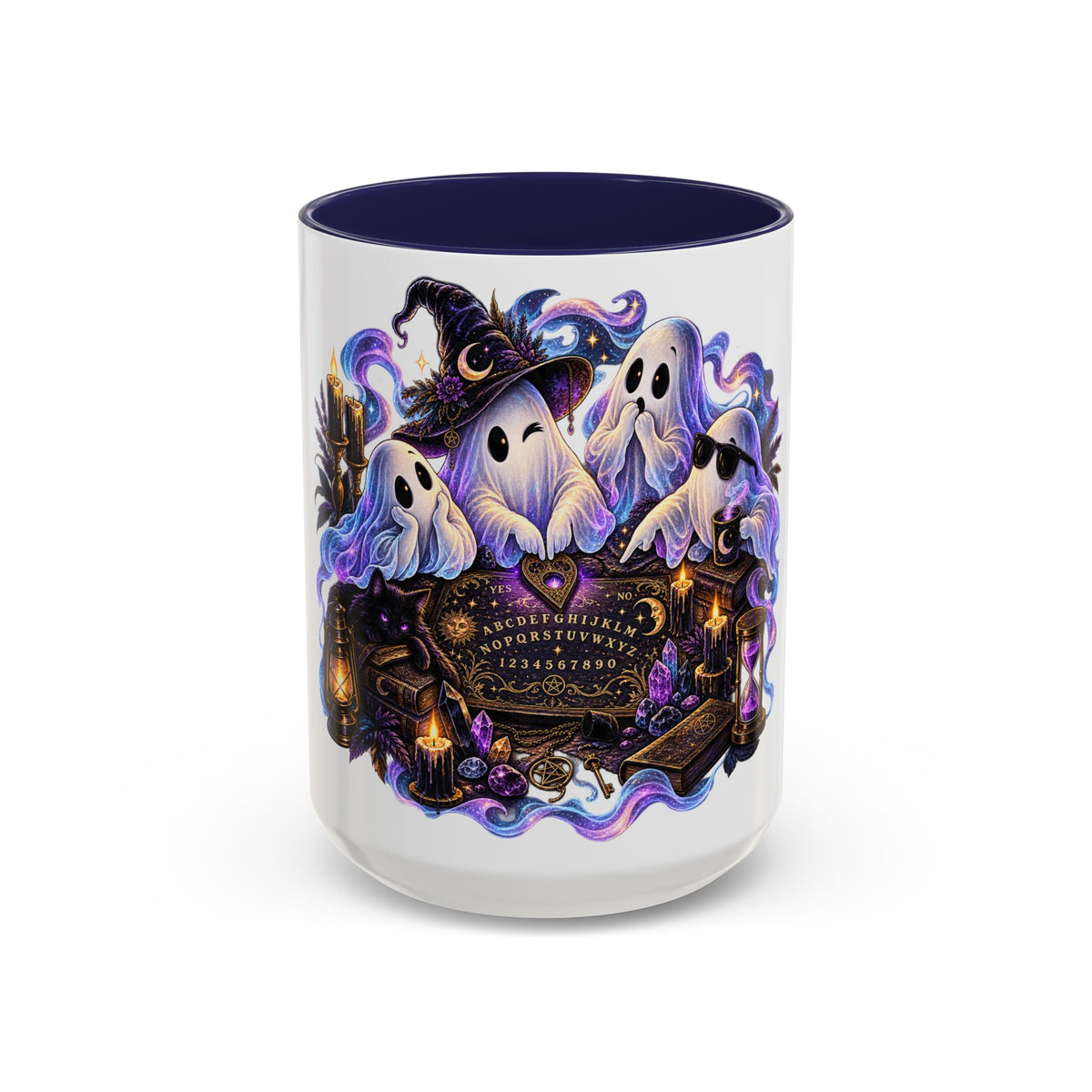 Halloween Ghost Ouija Accent Coffee Mug (11/15oz)