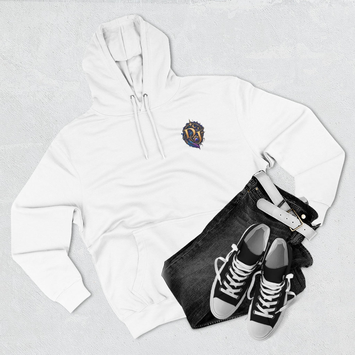 Divine Justice Graphic Hoodie — Support the Mission