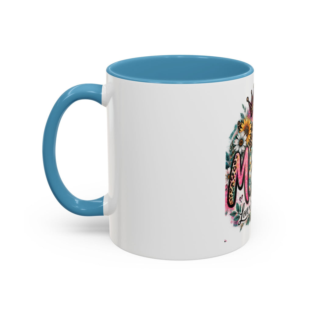 Mema Floral Accent Coffee Mug – 'Mema' Crown, Butterflies & Sunshine Design (11/15 oz)