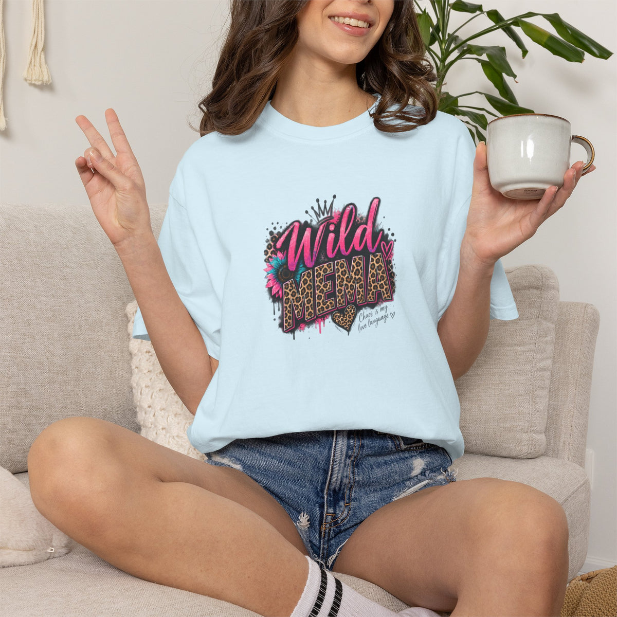 Wild MEMA Leopard Graphic T-Shirt