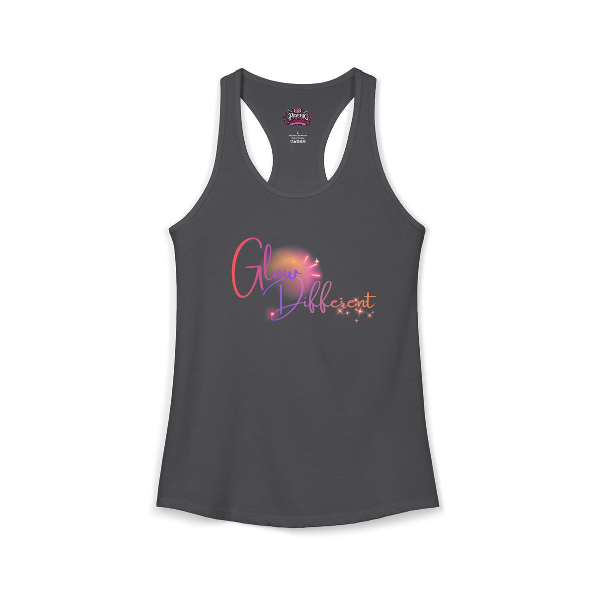 Glow Different Racerback Tank