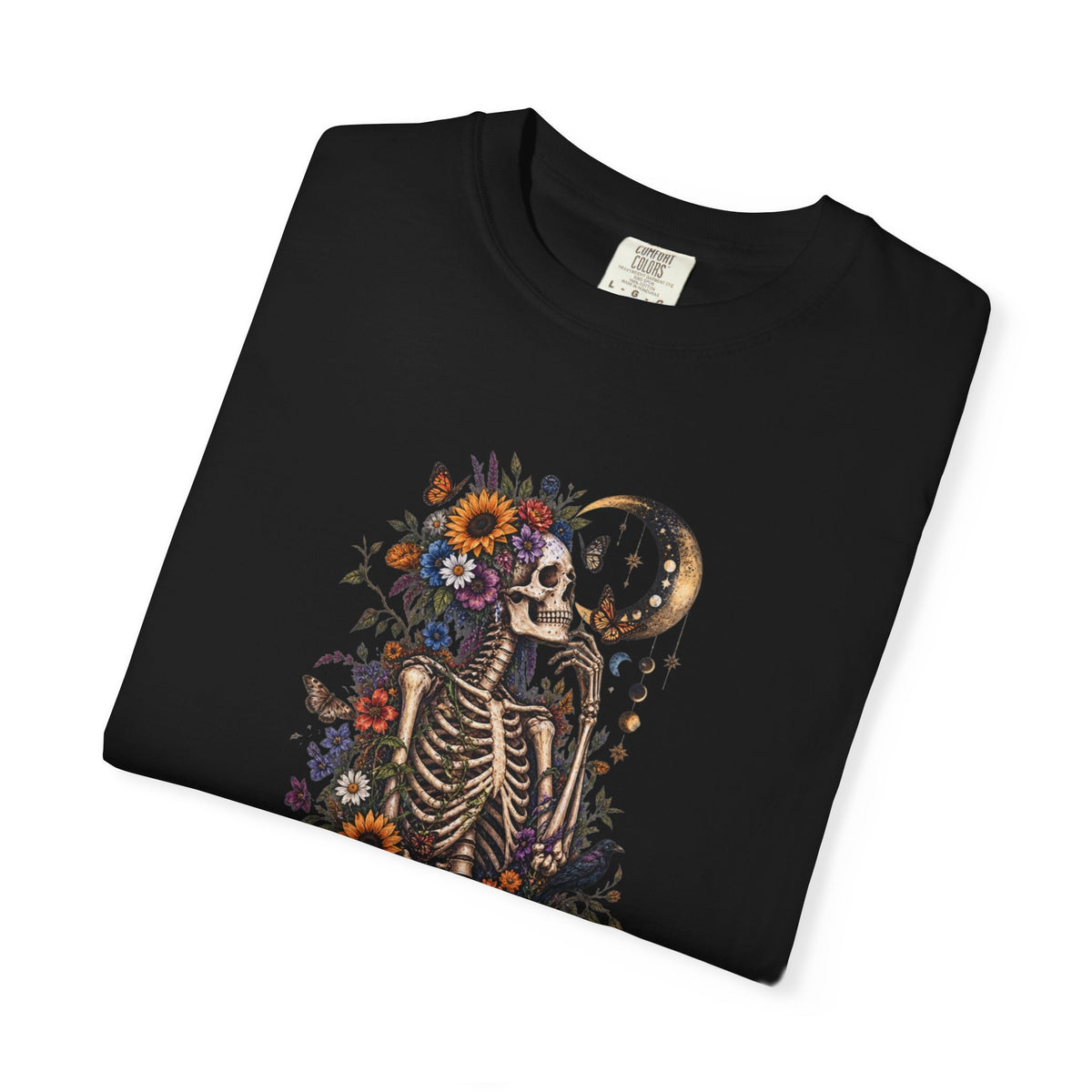 Floral Skeleton T-Shirt — Gothic Floral