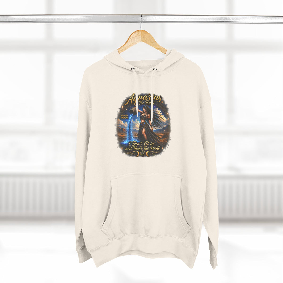 Aquarius Rebel Zodiac Hoodie