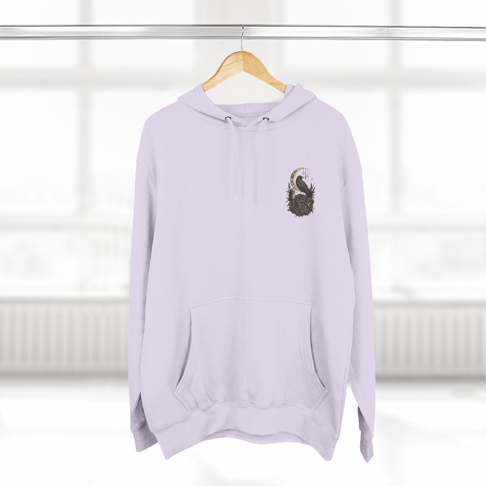 Witchy Trio Graphic Hoodie – 'Girls Will Be Girls' Vintage Moonback Sweatshirt