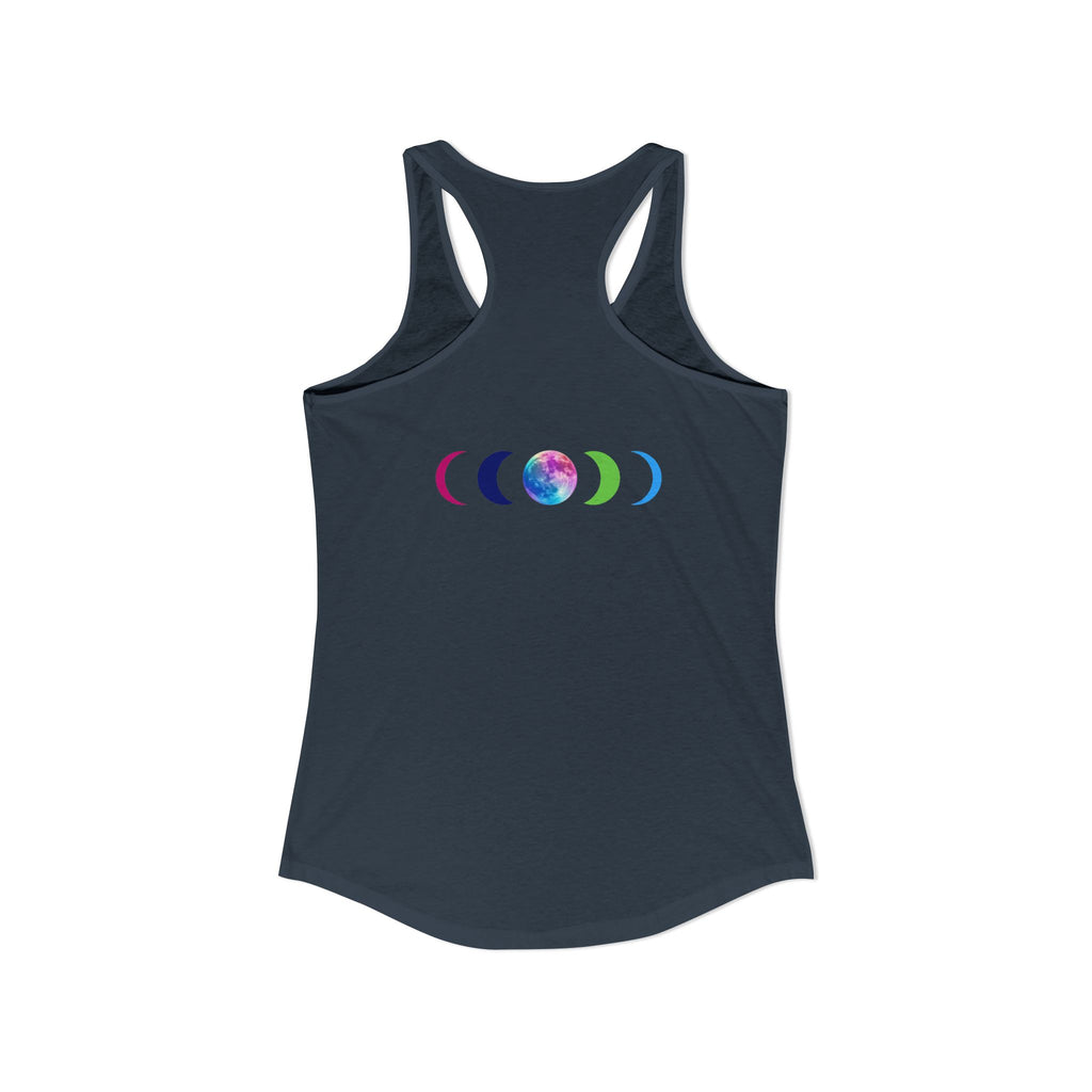 Rainbow Wolf Tank Top | Women's Racerback