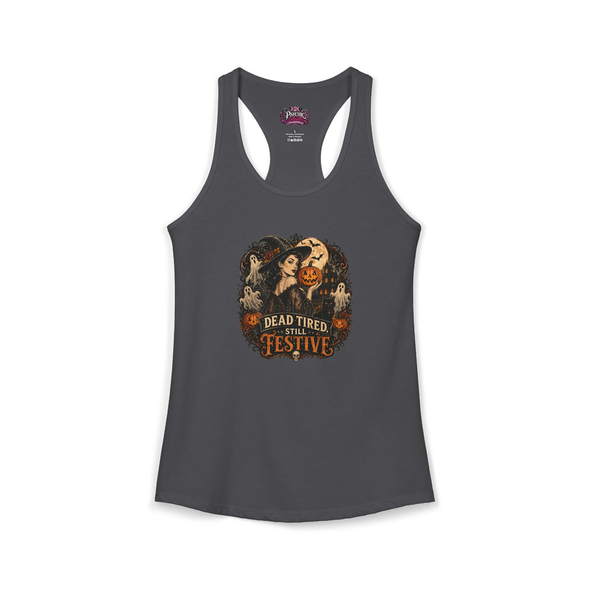 Dead Tired Humor Halloween Tank