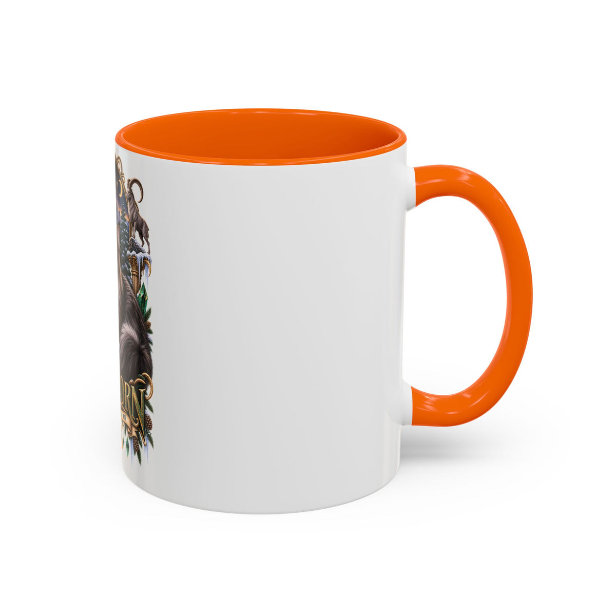 Capricorn Norwegian Forest Zodiac Cat Accent Coffee Mug – Astrology Cat Gift (11/15 oz)