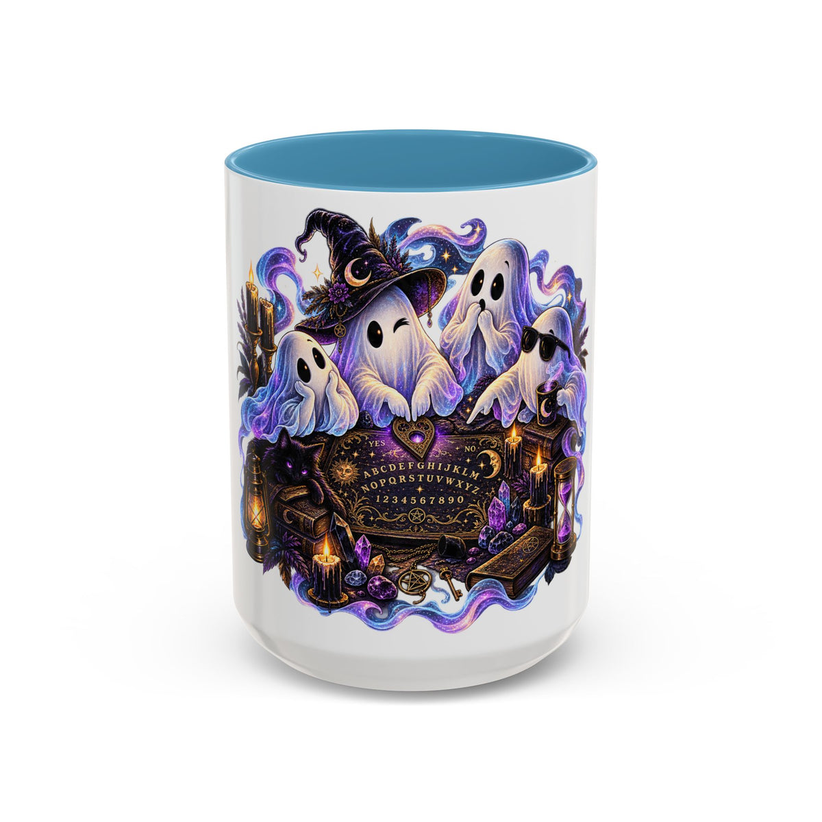Halloween Ghost Ouija Accent Coffee Mug (11/15oz)