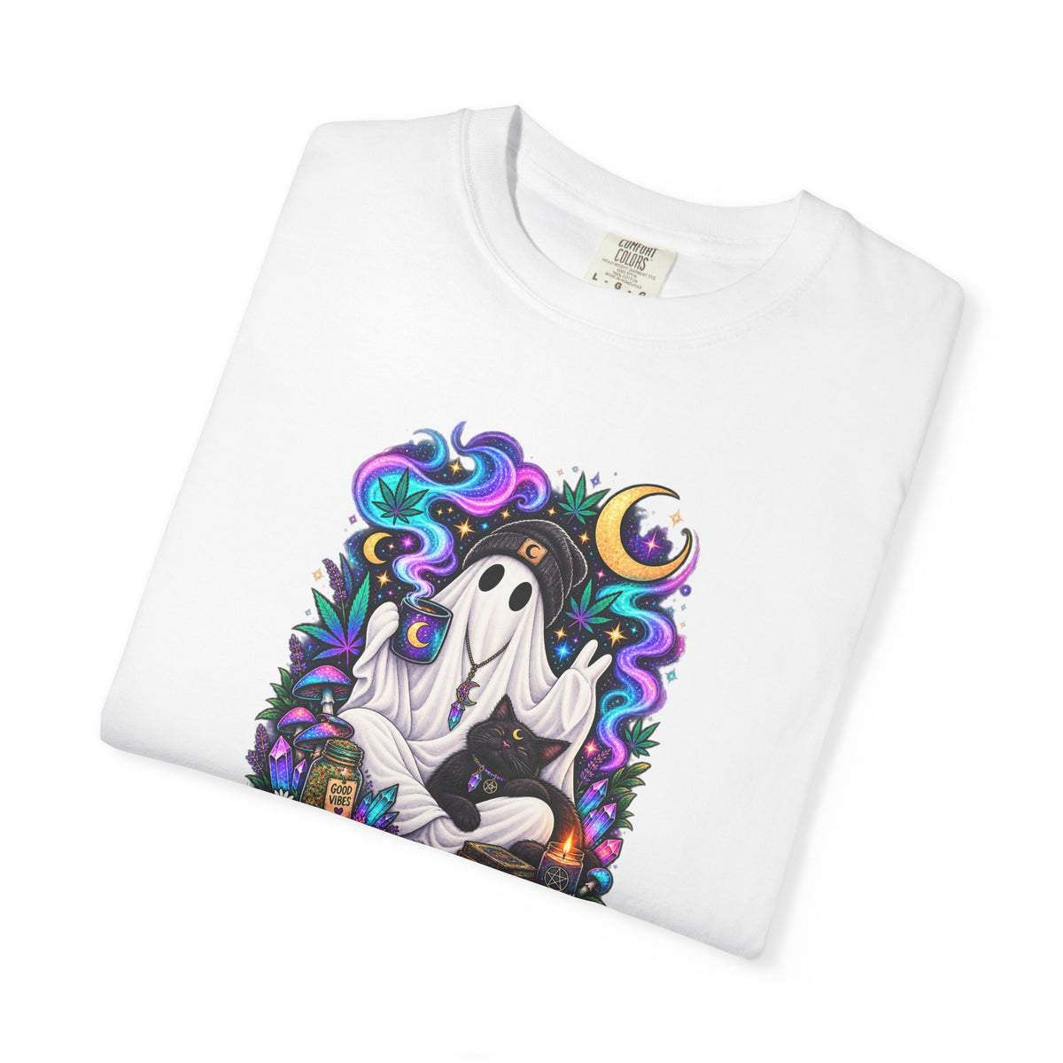 Higher Vibrations Ghost Graphic T-Shirt