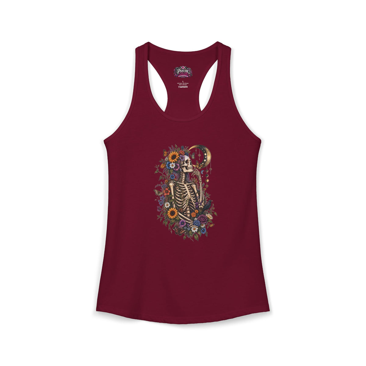Floral Celestial Skeleton Tank