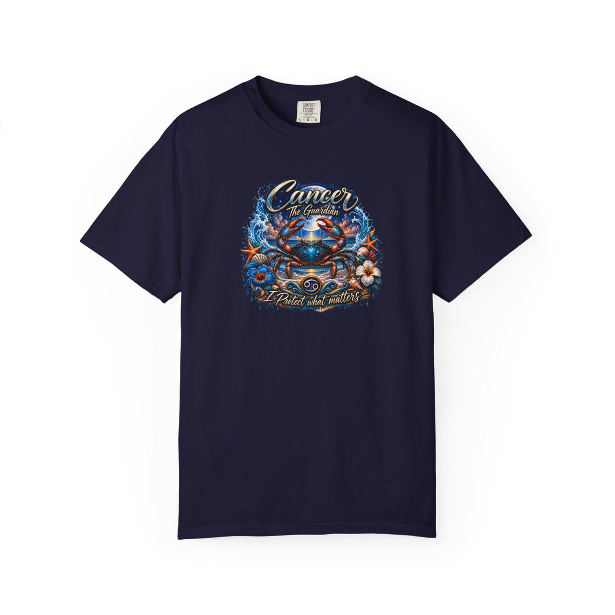 Cancer The Guardian Zodiac Tee- Born Devoted